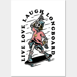 Long Board Life Posters and Art